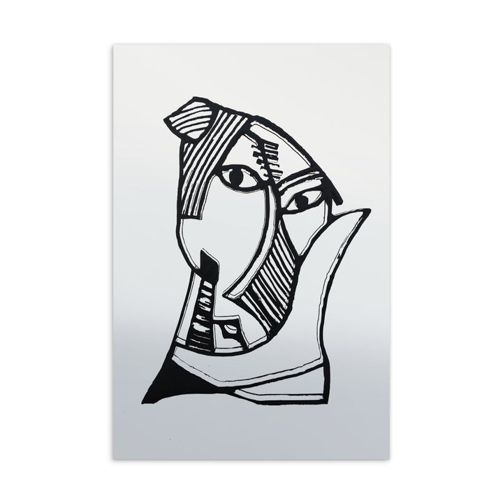 Postkarte - Pablo Picasso, Les Demoiselles d’Avignon Gray artlia