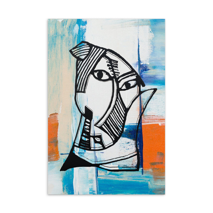 Postkarte - Pablo Picasso, Les Demoiselles d’Avignon Orange artlia