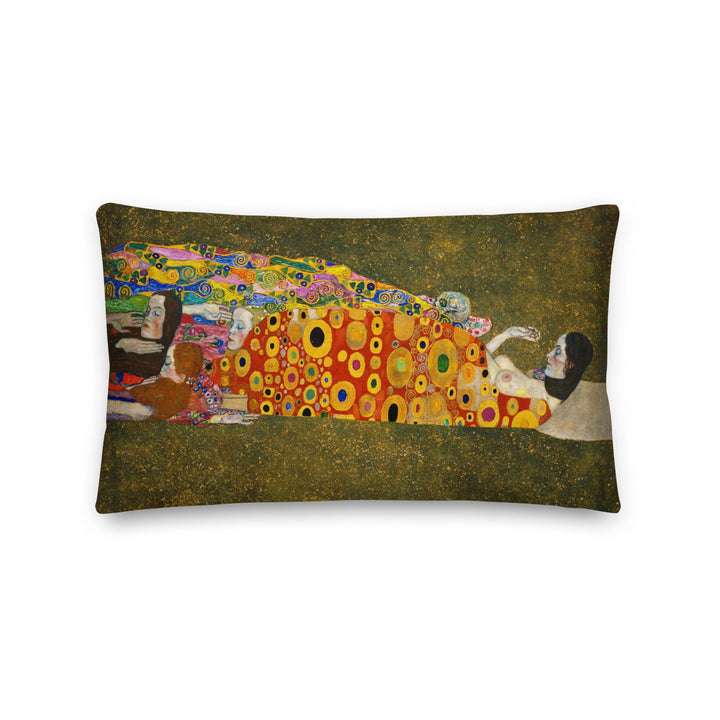 Premium-Kissen - Gustav Klimt, Hope II Gustav Klimt 50x30 cm (20″×12″) artlia