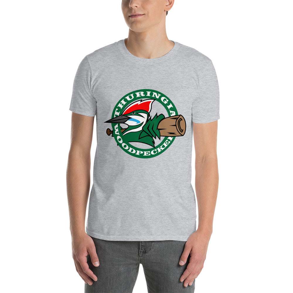 Woodpeckers Kurzärmeliges Unisex-T-Shirt ARTLIA Sportgrau / S artlia