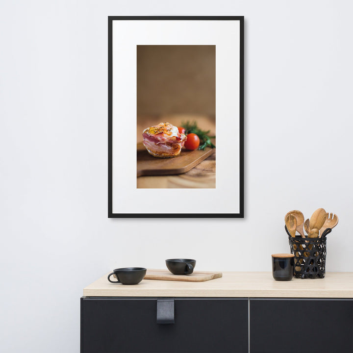 Poster mit Passepartout - Guten Appetit Kuratoren von artlia artlia