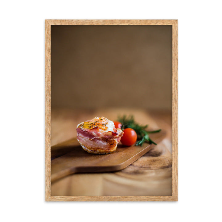 Poster mit Rahmen - Guten Appetit Kuratoren von artlia Oak / 50×70 cm artlia