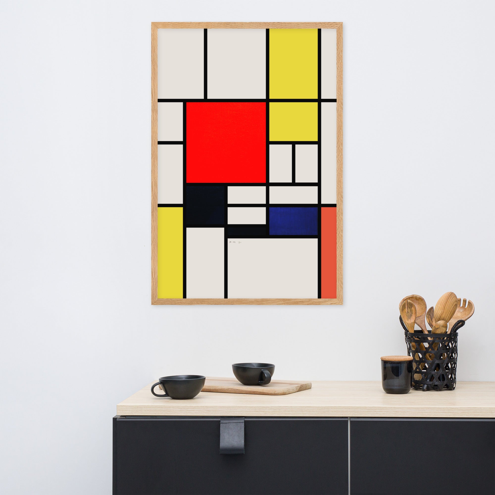 Posters | Mondrian, Composition with, reprint | artlia – ARTLIA